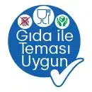 Gıda ile Teması Uygun Logo Baskılı Bayraklı Pipet